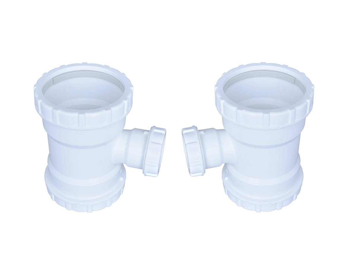 PP异径顺水三通